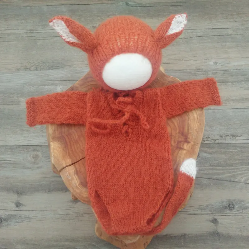 

Newborn photography props,fox romper for baby photo props