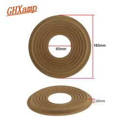 Ghxamp 185MM Spider Spring Pad Woofer Subwoofer Speaker Bullet Wave Shrapnel Speaker Repair Accessories Diy Inside 65MM 2pcs