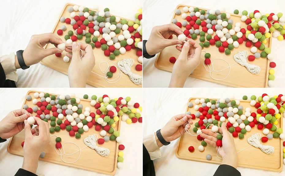 Colorful Felt Craft Balls — product detail 7