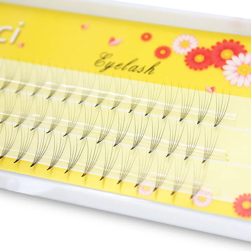 Kimcci 5D naturel individuel Faux cils de vison Volume russe greffage Extension de cils maquillage Faux cils 0.07C Cilia