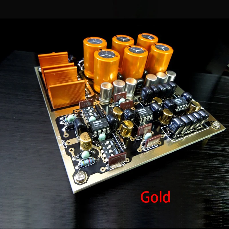 Assembled HiFi preamplifier Stereo Opa2277 Monitor Type Preamp Board /Gain Adjustable Amplifier Preamp Board