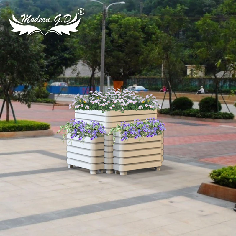 

Factory customized planters raised garden bed art flower box