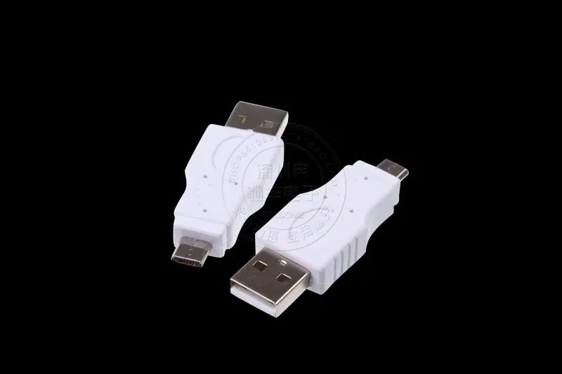 2PC NEW Hot Black Micro USB Male to USB A Female Adapter Connector