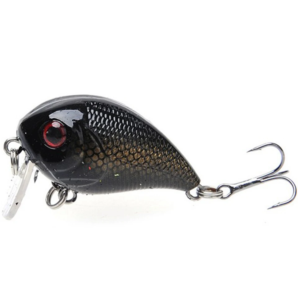 Leurre de pêche flottant VIB réaliste, hameçons, poisson WobJeff, matériel, manivelle, Él, japon, appât dur, marque, 4cm, 8g