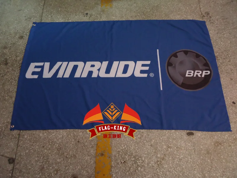 Evinrude Outboard Motors  flag,Evinrude racing team banner,90*150CM polyster flagking brand flag