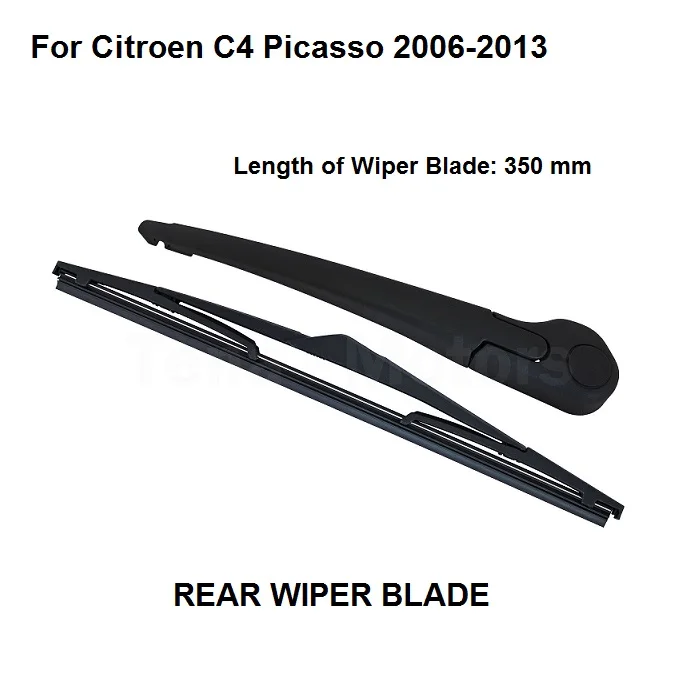 Fashion Type For Citroen C4 Picasso 2006-2013 Rear Windshield Window Wiper Arm + Blade New