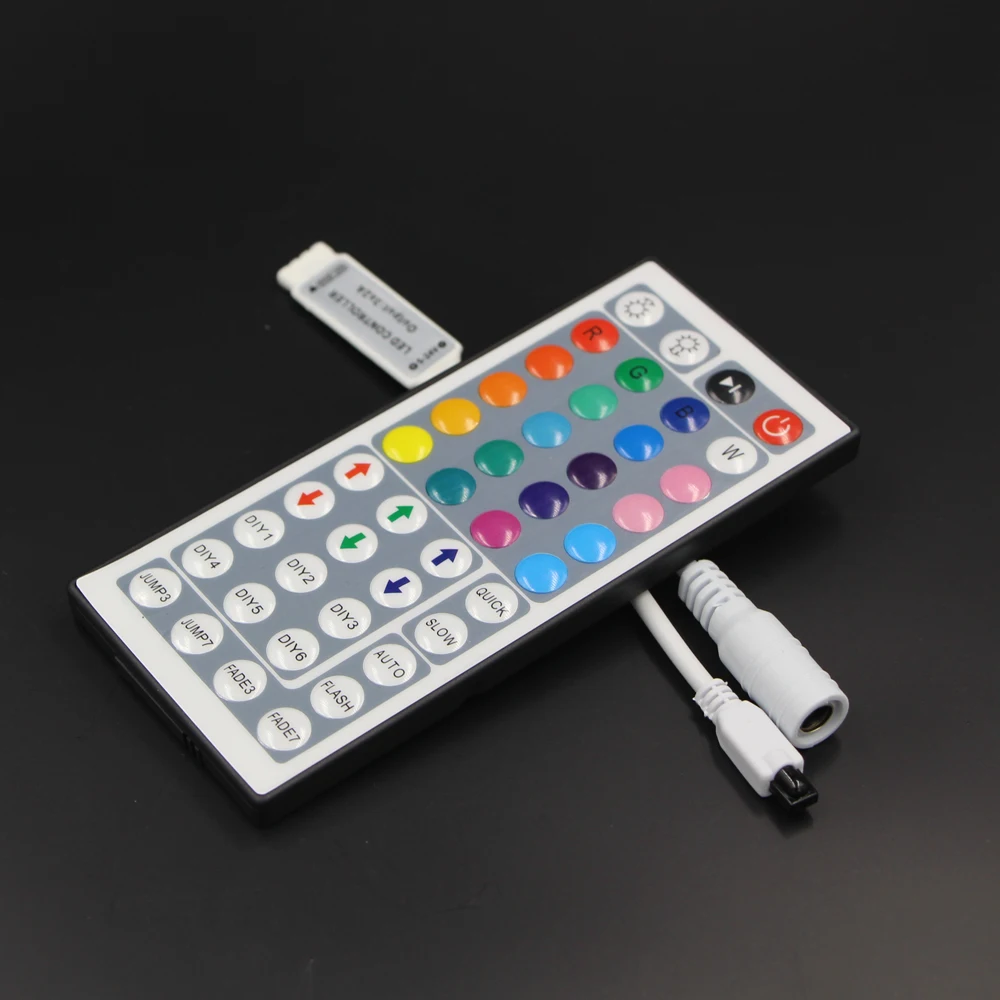 Led Controller 44 Keys LED IR RGB Controler LED Lights Controller IR Remote Dimmer DC12V 6A For RGB 3528 5050 LED Strip