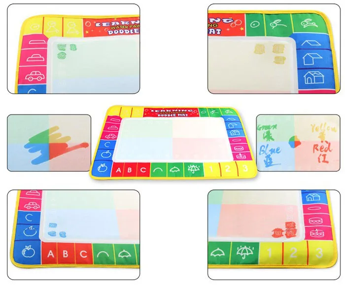 Tapis d'écriture et de dessin pour enfants, tableau avec stylo magique, jouet Doodle, cadeau de noël, 29x19cm, offre spéciale