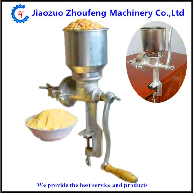 Manual poppy and grain seeds mill machine classical table top mounted corn nuts spice grinder  ZF