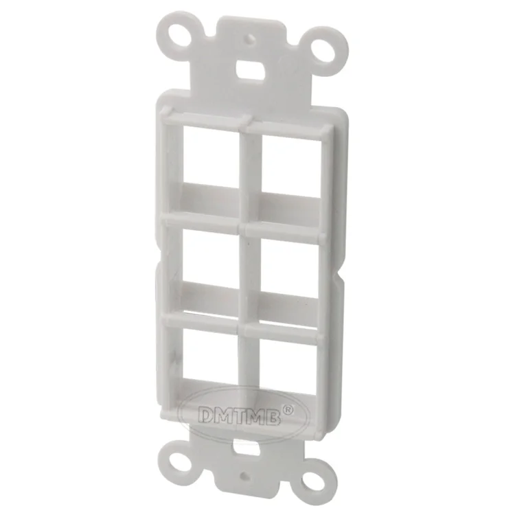 6 keystone ports inner wall plate