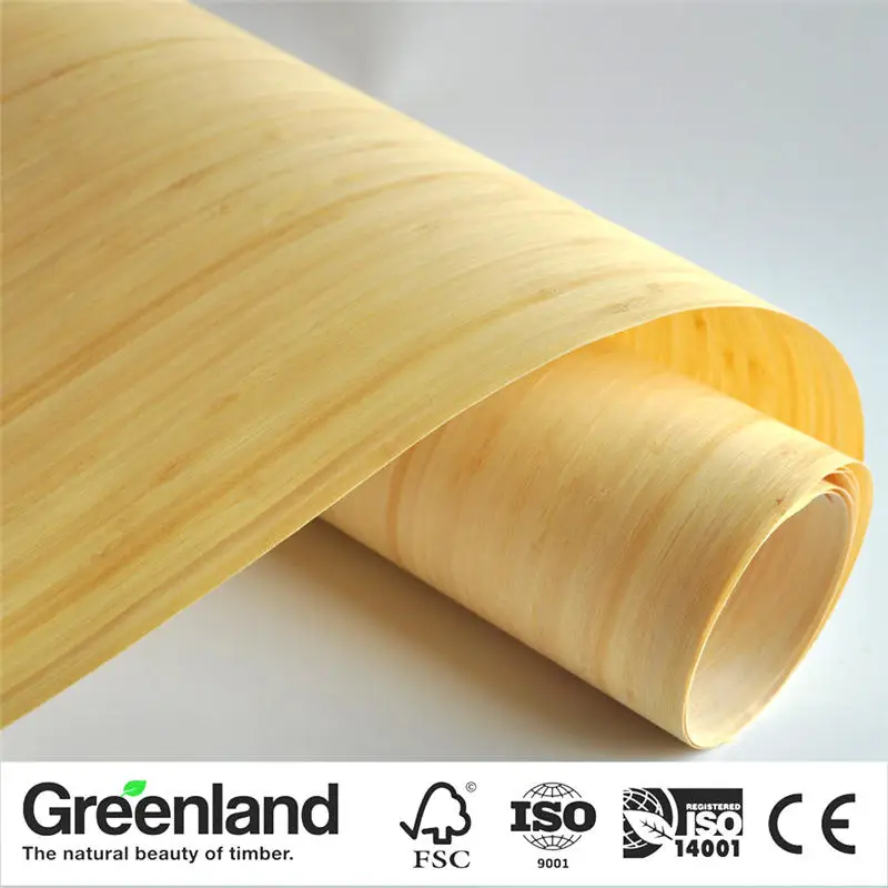 Bamboo Veneer Flooring DIY Furniture Raw Natural Material Chair Cabinet Doors Outer Skin Size 250x42 cm Natural Vertical Veneer