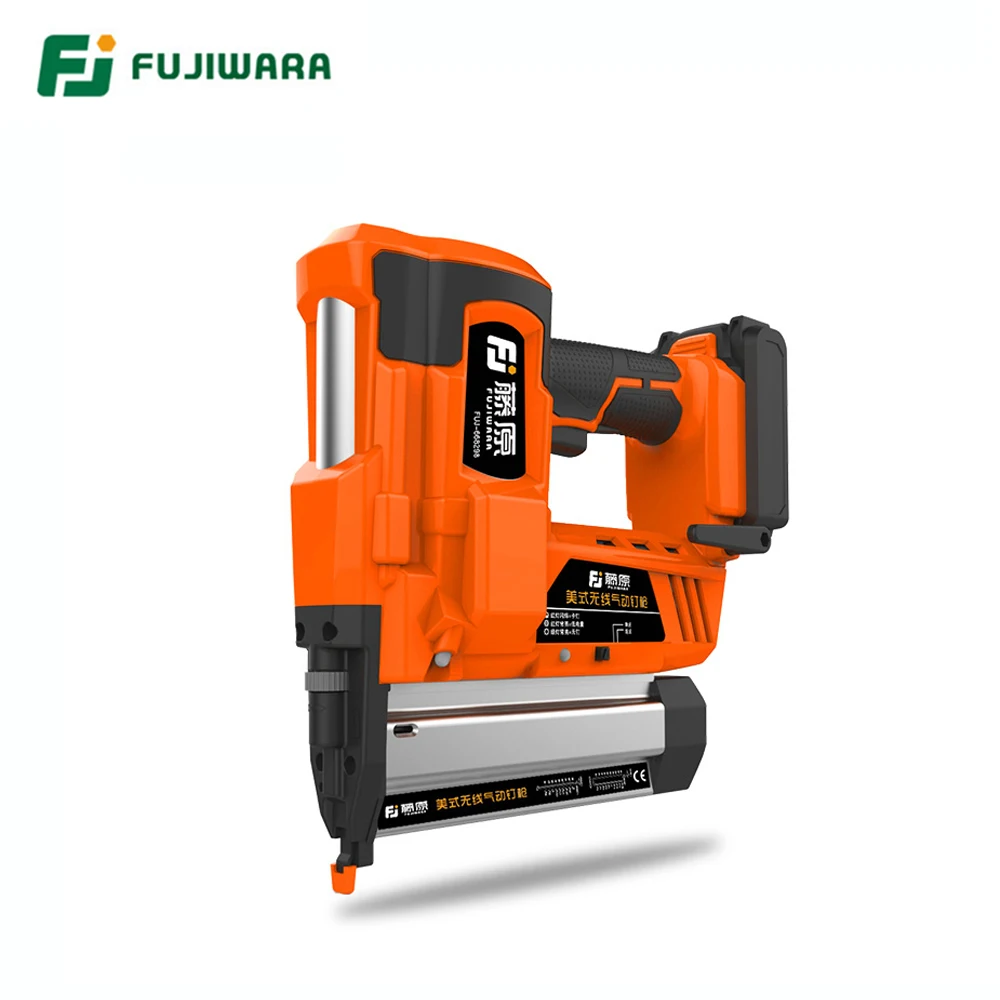 Imagem -02 - Fujiwara-pistola de Pregos Elétrica Uso Único Duplo Uso Grampeador de Unhas 422j Nails F30 Straight Nail Gun Ferramentas de Madeira