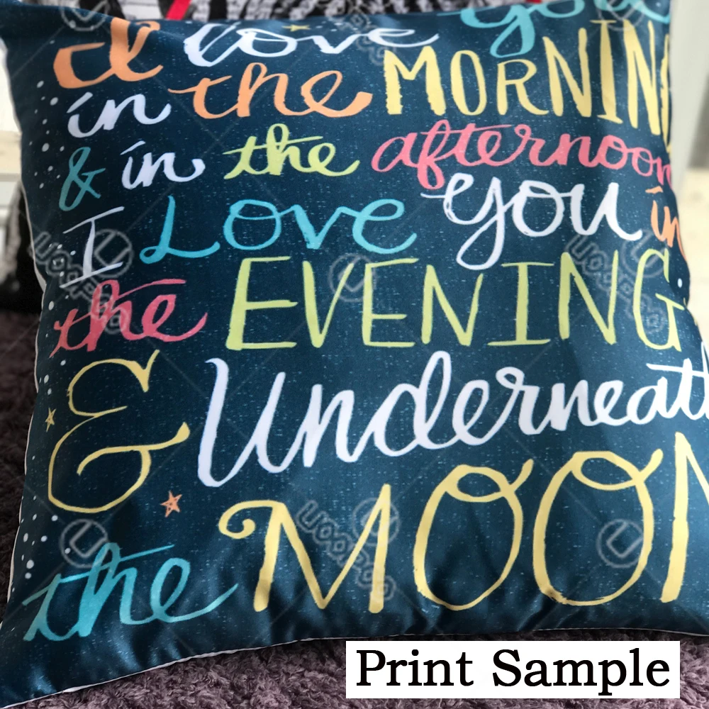 Custom Woodland Forest Birth Stats Baby Nursery Throw Pillow Cover Home Decorative Polyester Cushion Covers Baby Gift