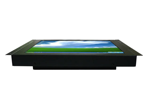 Pantalla táctil LCD de marco abierto, Monitor Industrial de 12 pulgadas con carcasa de Metal