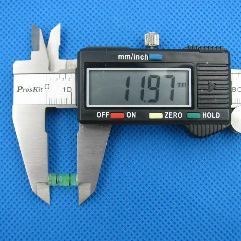 (500 ピース/ロット) 5*12 ミリメートルのプラスチックレベルバブル小さな精神レベルミニバブルレベル測定器