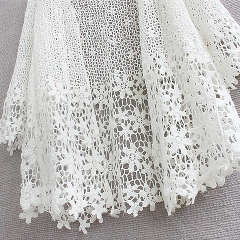 Japanese style mori girl lace cardigan women 2020 fashion floral hollow-out crochet lace tops women summer cardigan renda