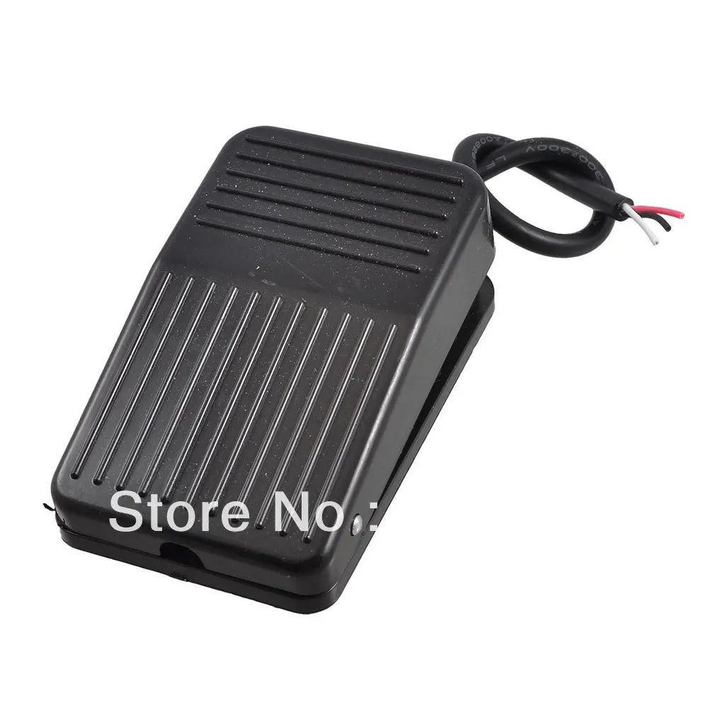 

Black Antislip Treadle Momentary Foot Pedal Switch AC 250V 10A with 20cm Cable