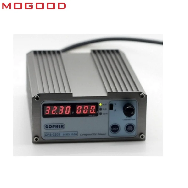 

MoGood CPS-3010 AC110V/230V Input DC0-30V/0-10A Output 300W Maximum Portaplay Adjustable, Regulated DC Power Supply