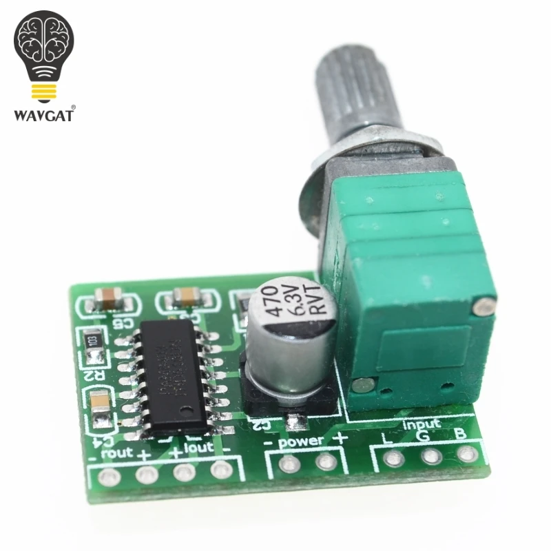 PAM8403 mini 5V digital amplifier board with switch potentiometer can be USB powered