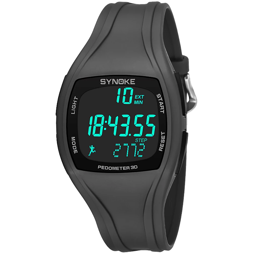 3D Pedometer Alarm Chronograph montre Multifunction jam tangan Men Digital Wrist Watch Waterproof