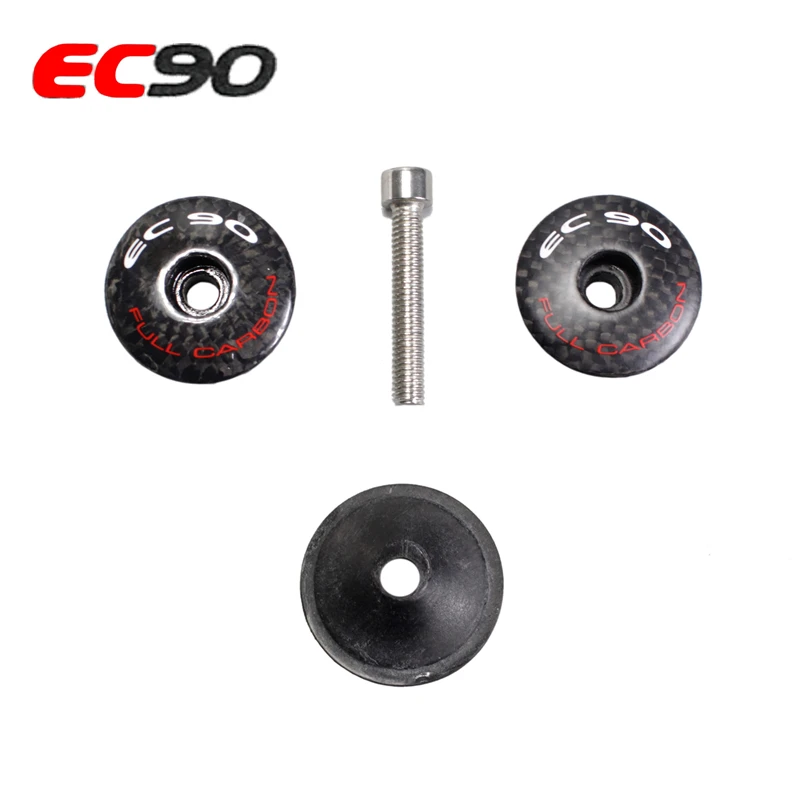 Bicycle Headphone Locking Device, Size Adjustment, Top Carbon Cover, Surfing Bike Hanging Nut with Cover, 57g, New