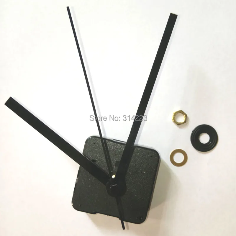 

Wholesale! 200pcs New mute Quartz Clock Movement for Clock Mechanism Repair DIY clock parts accessories shaft 16.5mm