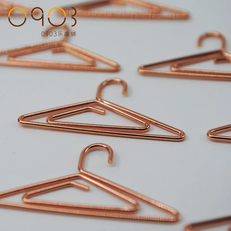 rose gold clip diamond ring bookmark metal paper clip korea stationery decorative rose gold office metal paper clip