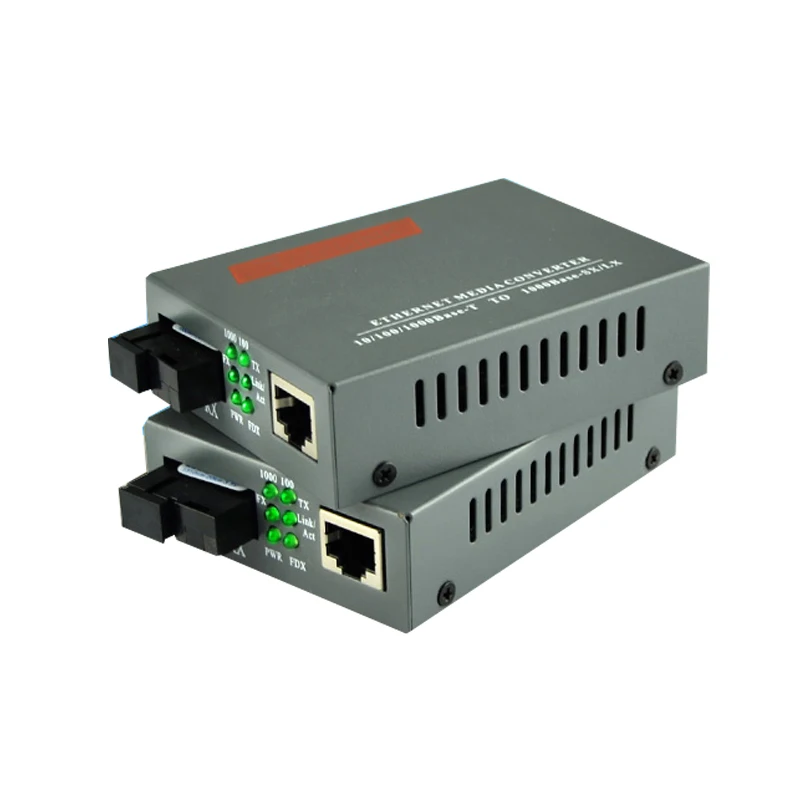 HTB-GS-03 AB 10/100/1000M fiber transceiver FTHH Single Mode SC Port 20KM Fast Ethernet Media Converter