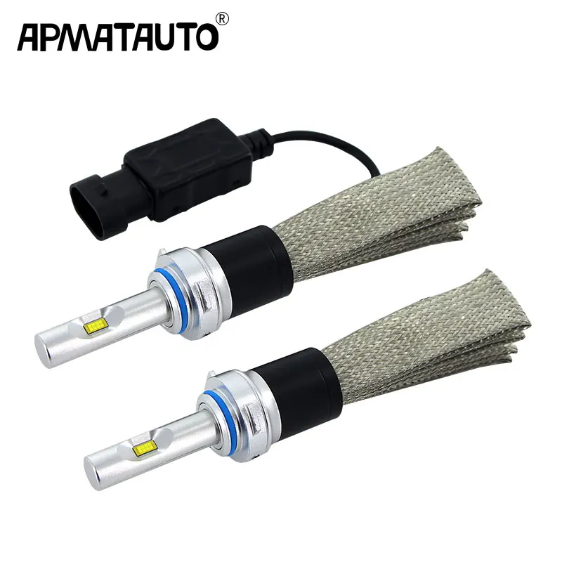 2X High quality 6000K H4 LED H7 H11 H8 H9 HB4 HB3  9005 9006 9012 Car Headlight Bulbs 96000LM Car Styling Led Auto Lamp