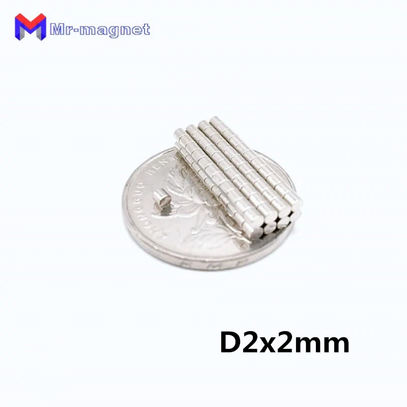 2000pcs 2 x 2 mm Mini Super Strong Powerful Magnet Magnets 2*2mm D2x2