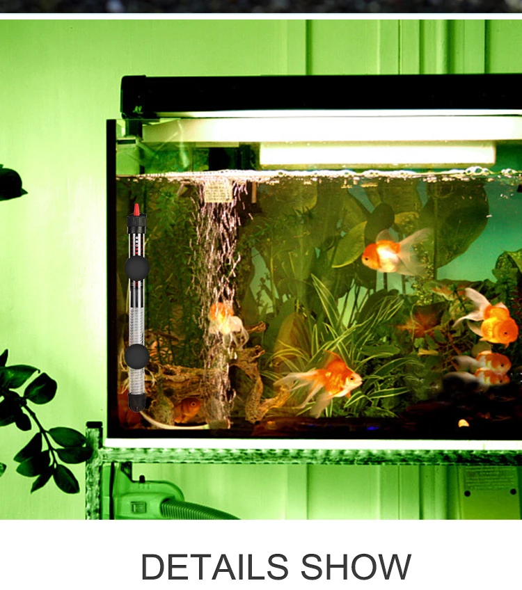 110 V-220 V Einstellbare Temperatur Thermostat Heizstab 25 W/ 50 W/100 W/200 W/300 W Tauch Aquarium Aquarium Wasser Wärme – Detail 10