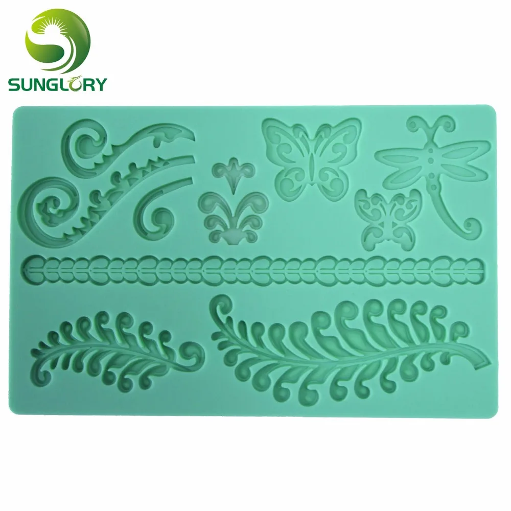 

Cake Decorating Tools Butterfly 3D Silicone Cake Mold Fondant Dragonfly Moldes De Silicona Sugar Craft Decoration For Cupcakes