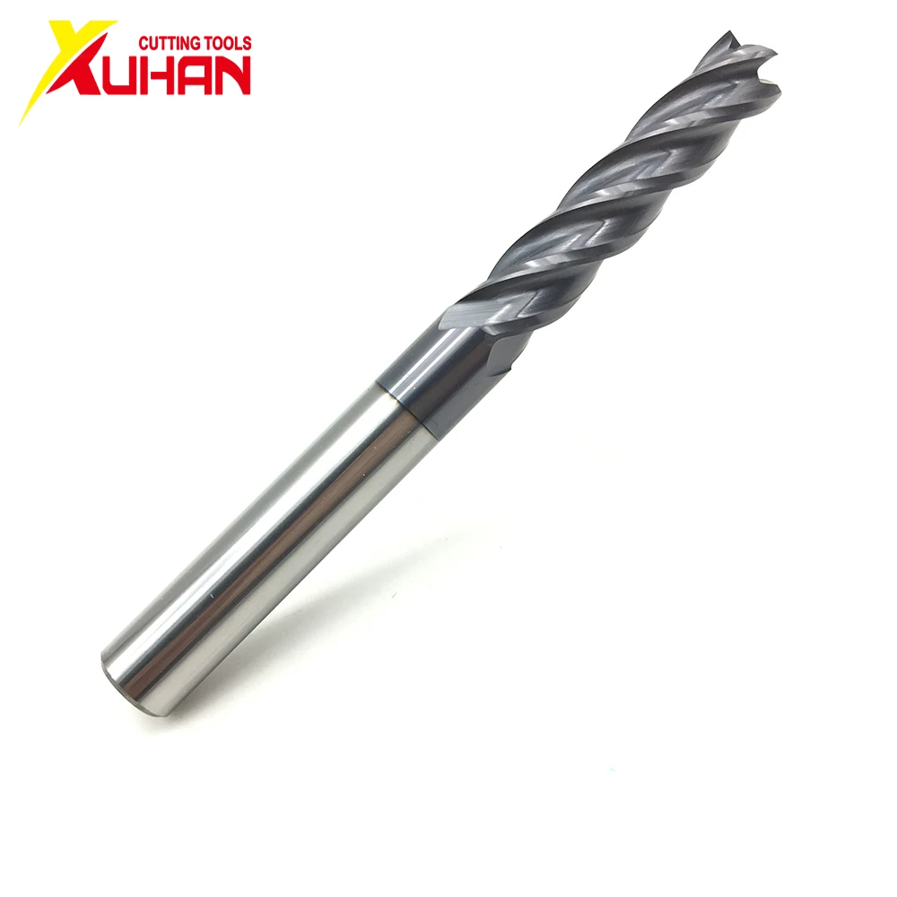 4 Sáo Φ10.0 * 10D * 100L HRC50 CNC Công Cụ Máy Chắc Chắn Carbide Endmill Thép Vonfram Dao Phay Cấp Cối Xay cuttering Dụng Cụ Endmill