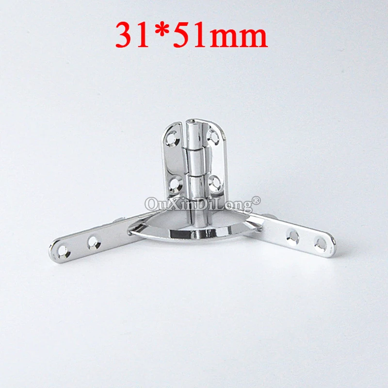 BRAND NEW 200PCS 31*51mm Metal Box Hinges Quadrant Hinges For DIY Wooden Gift Box Cases Humidor Jewelry Hinges Silver Tone