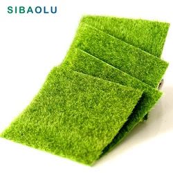 15cm Simulation Square Grass home decor Moss miniature fairy garden decoration accessories shooting DIY tool figurine figure