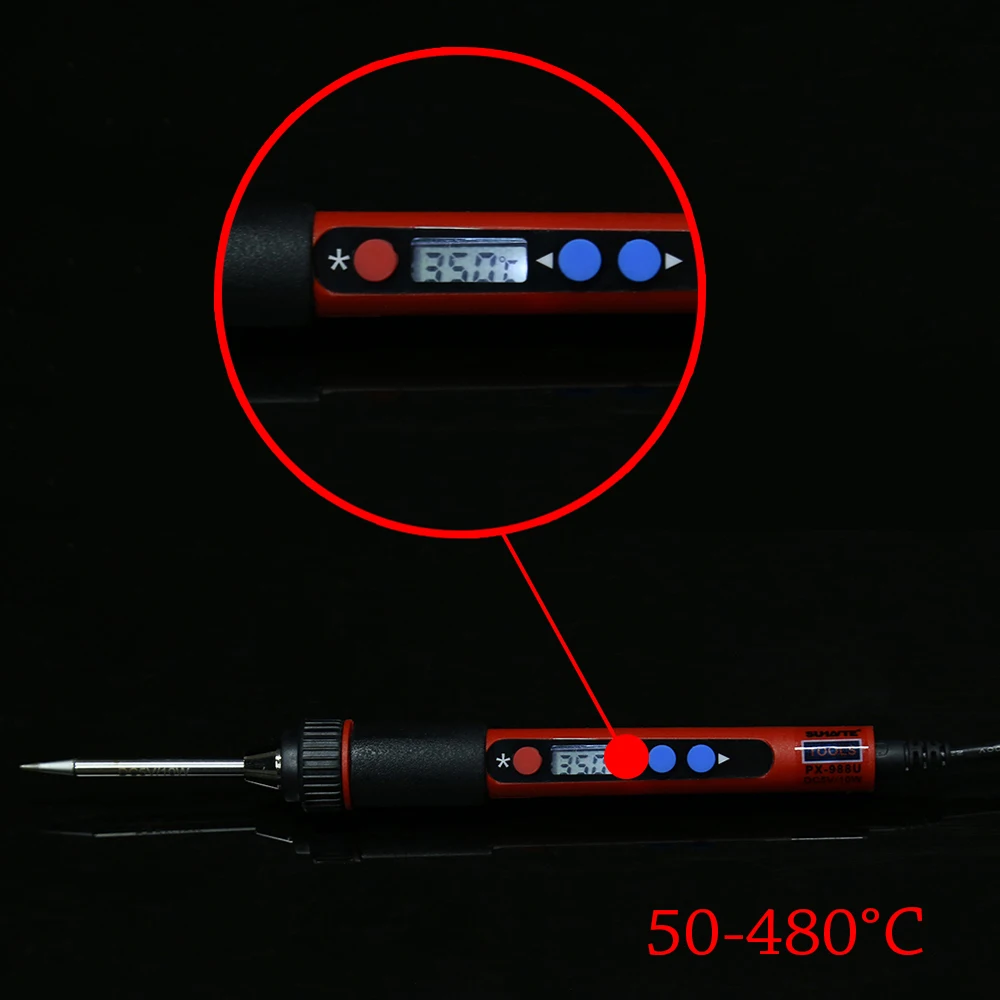 Portable Digital LCD USB Soldering Iron 5V 10W Ferro De Solda Adjustable Temperature Solder Iron Welding Tools