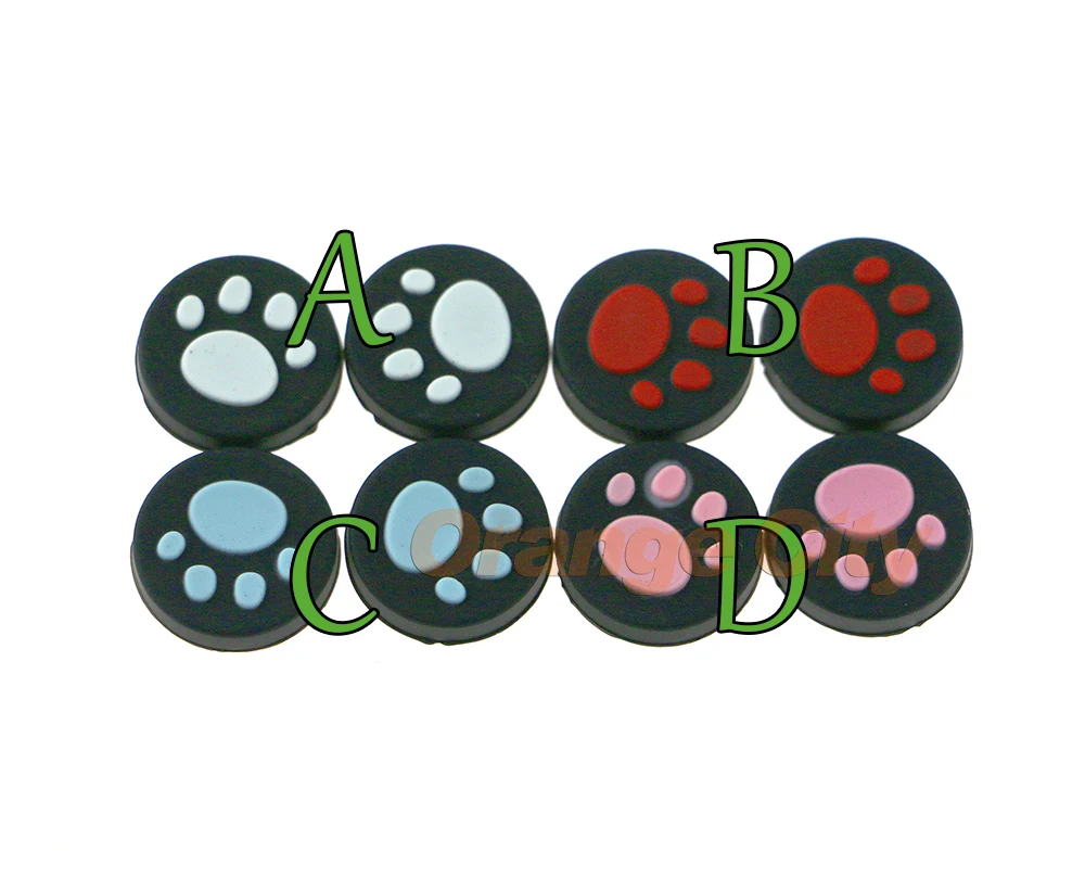 300pcs=150pairs Cat Paw Thumb Stick Joystick Cover Grips Caps Skin For PS Vita PSV1000 psv2000 psvtia1000 2000