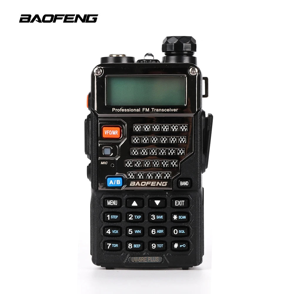 Baofeng BF-UV-5RE Plus Walkie Talkie Dual-Dand VHF/UHF CTCSS&CDCSS Two-way Radio Walkie Talkie 136-174MHZ/400-520HZ LCD Display