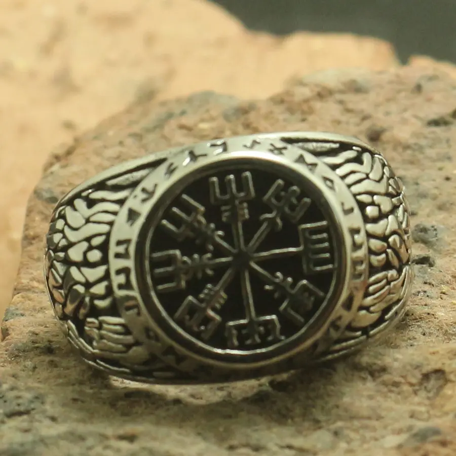 Size 7 to Size 14 Men Boy 316L Stainless Cool Newest Viking Vintage Ring