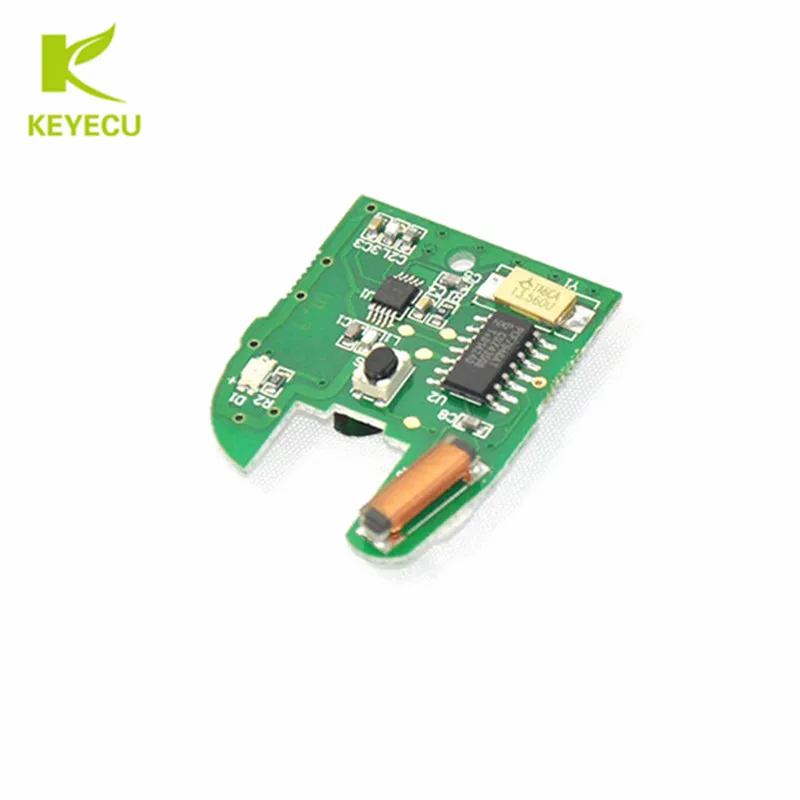 KEYECU Chiave A Distanza di Alta Qualità Keyless Fob 1 Pulsante PCF7946 Chip 433 Mhz Per Renault Twingo Clio Master KANGO