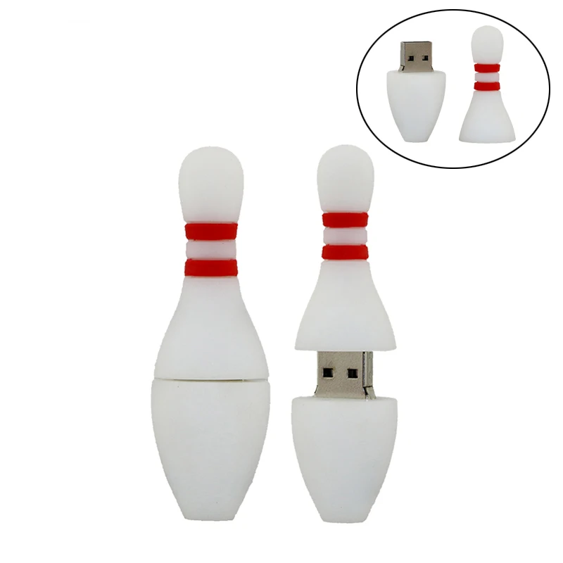 Full Capacity Bowling Ball USB Flash Drive Pen Drive 64GB 32GB 16GB 8GB 4GB Memory Stick Storage USB 2.0 U Disk Flash Pendrive