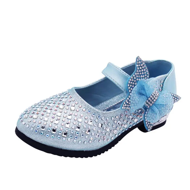 New Princess Children Princess Sandals Kids Girls Wedding Shoes Dress Shoes Girls Party Shoes