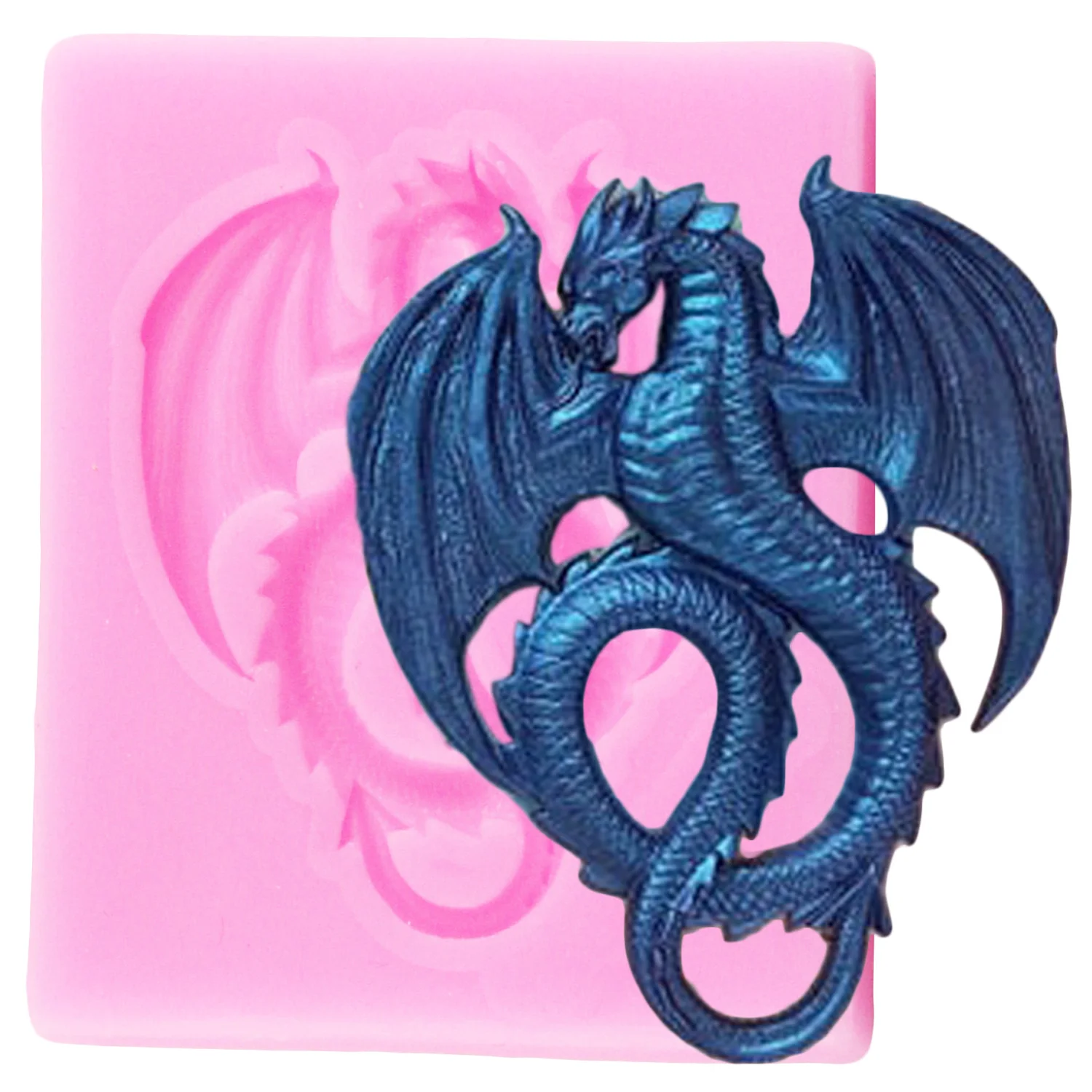 3D Dragon Silicone Mold Cake Fondant Molds DIY Party Cake Decorating Tools Cupcake Chocolate Gumpaste Candy Polymer Clay Moulds