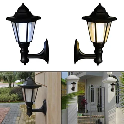 Solar Power LED Light Path Way Wall Landscape Mount Garden Fence Lamp Outdoor