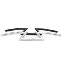 Black/Chrome Motorcycle Handle Bar In 1