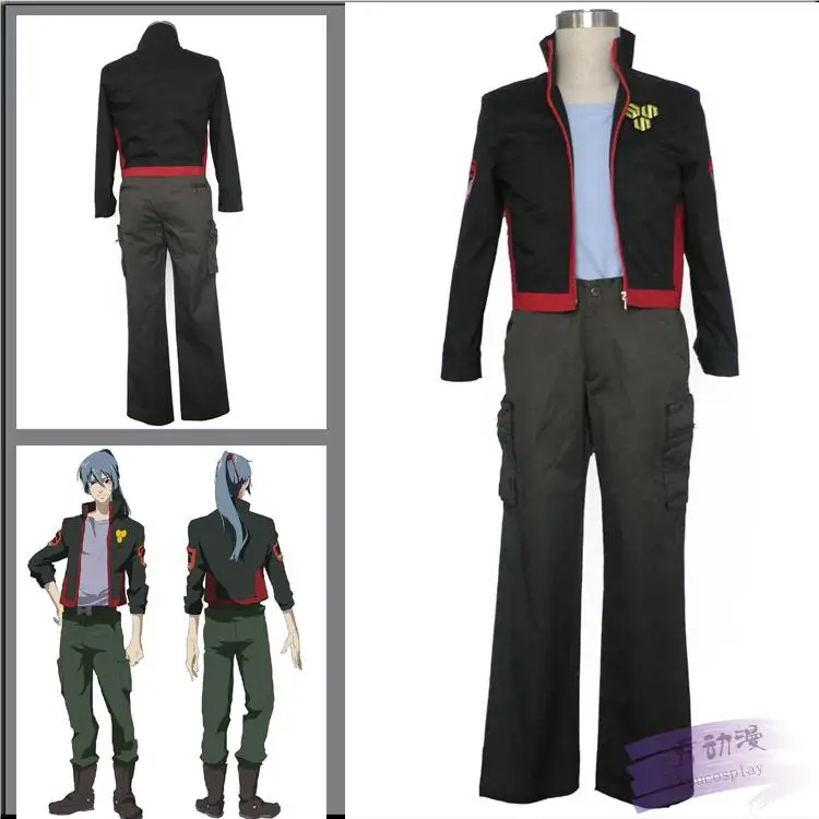 

Macross Frontier Anime Sms Team Uniform Halloween Cosplay Costume 11