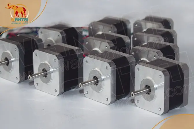 Hot Sell! Wantai 10PCS Nema17 Stepper Motor 42BYGHM810 0.9degree 4200g.cm 48mm 2.4A CE ROHS ISO 3D Printer Makerbot  Reprap