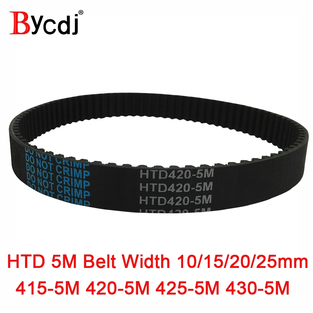 

Arc HTD 5M Timing belt C=415/420/425/430 width10/15/20/25mm Teeth 83 84 85 86 HTD5M synchronous Belt 415-5M 420-5M 425-5M 430-5