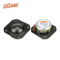 GHXAMP 1.25 inch Tweeter Speaker 35mm*38mm Square Treble 6 ohm 50W Neodymium Dome Silk Film For 2 Way Speaker DIY Car Audio 2PCS