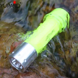 YUPARD Q5 LED  diver Waterproof Underwater Diving Flashlight Lamp light outdoor Torch 3 Mode  18650/AAA battery camping lantern